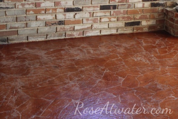 My brown paper bag flooring didn't dry flat. Why?