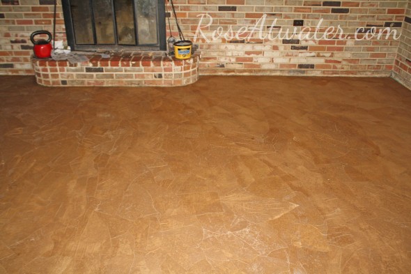 How to do brown paper floors 10