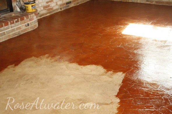 How to do brown paper floors 15