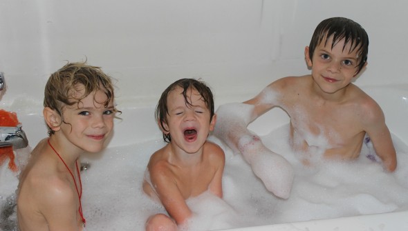 Boys in the Bath