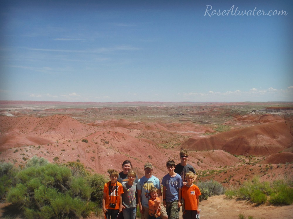 Family Pic at Painted Desert